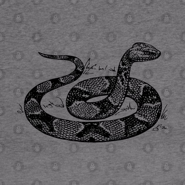 Snake Vintage Image by KC Happy Shop